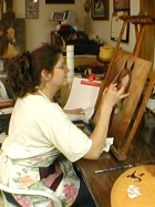 Jan in Art Studio